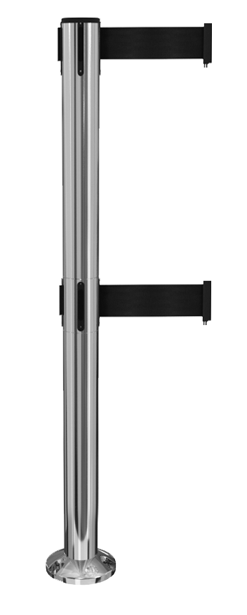 QueuePro Twin 250 Fixed Stanchion