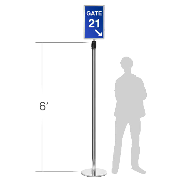  6 Foot Sign Stand