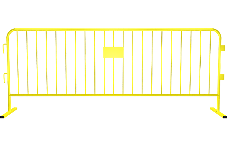 Yellow Colored Steel Barricade