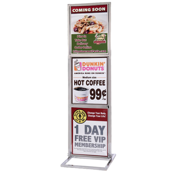 Triple Frame Sign Stand