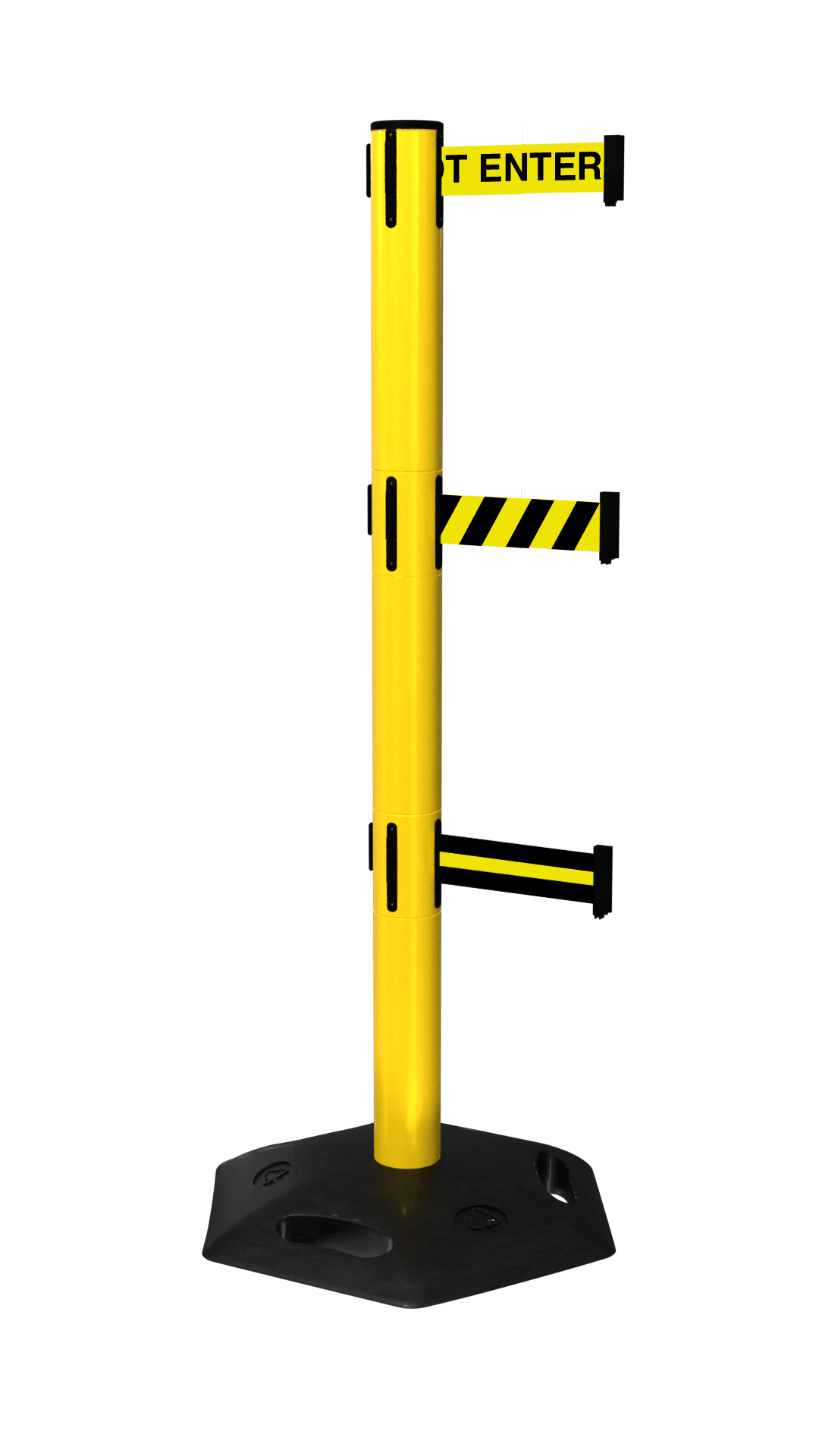 Retractable Belt Barrier Safety Triple