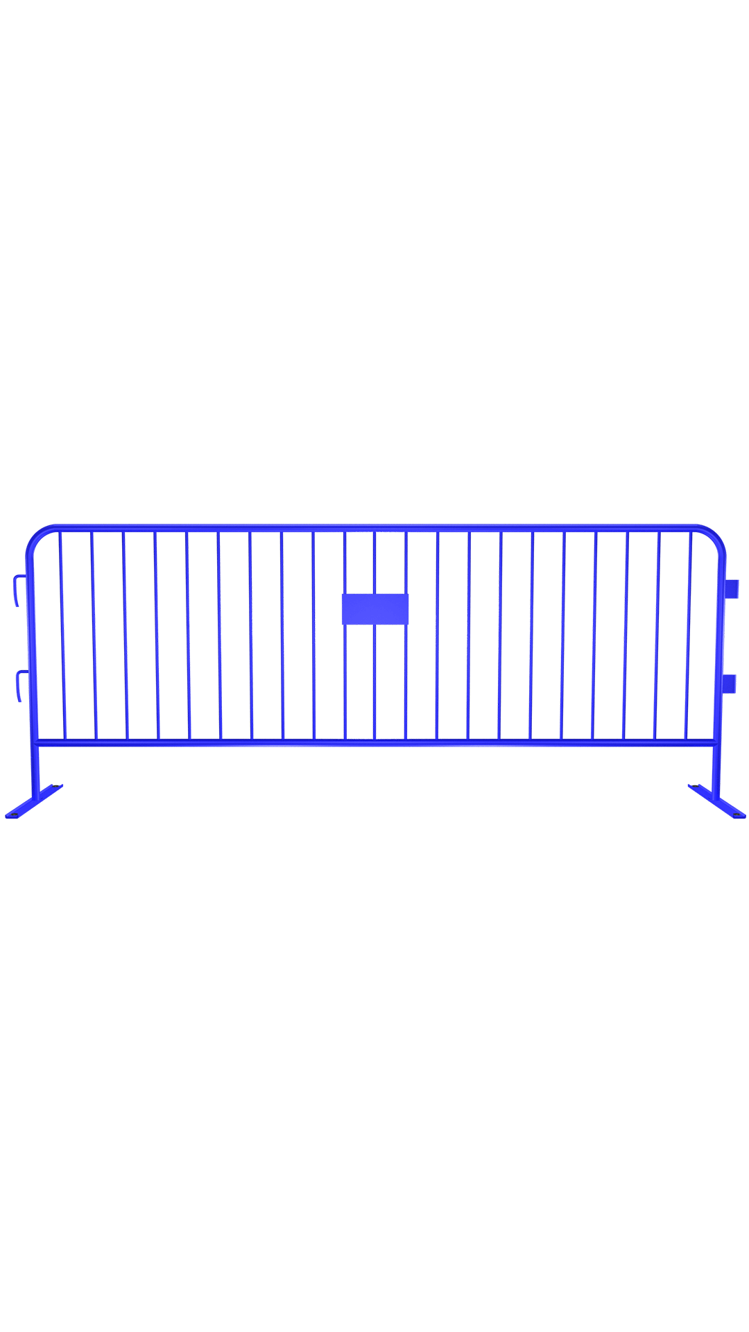 Blue Colored Steel Barricade