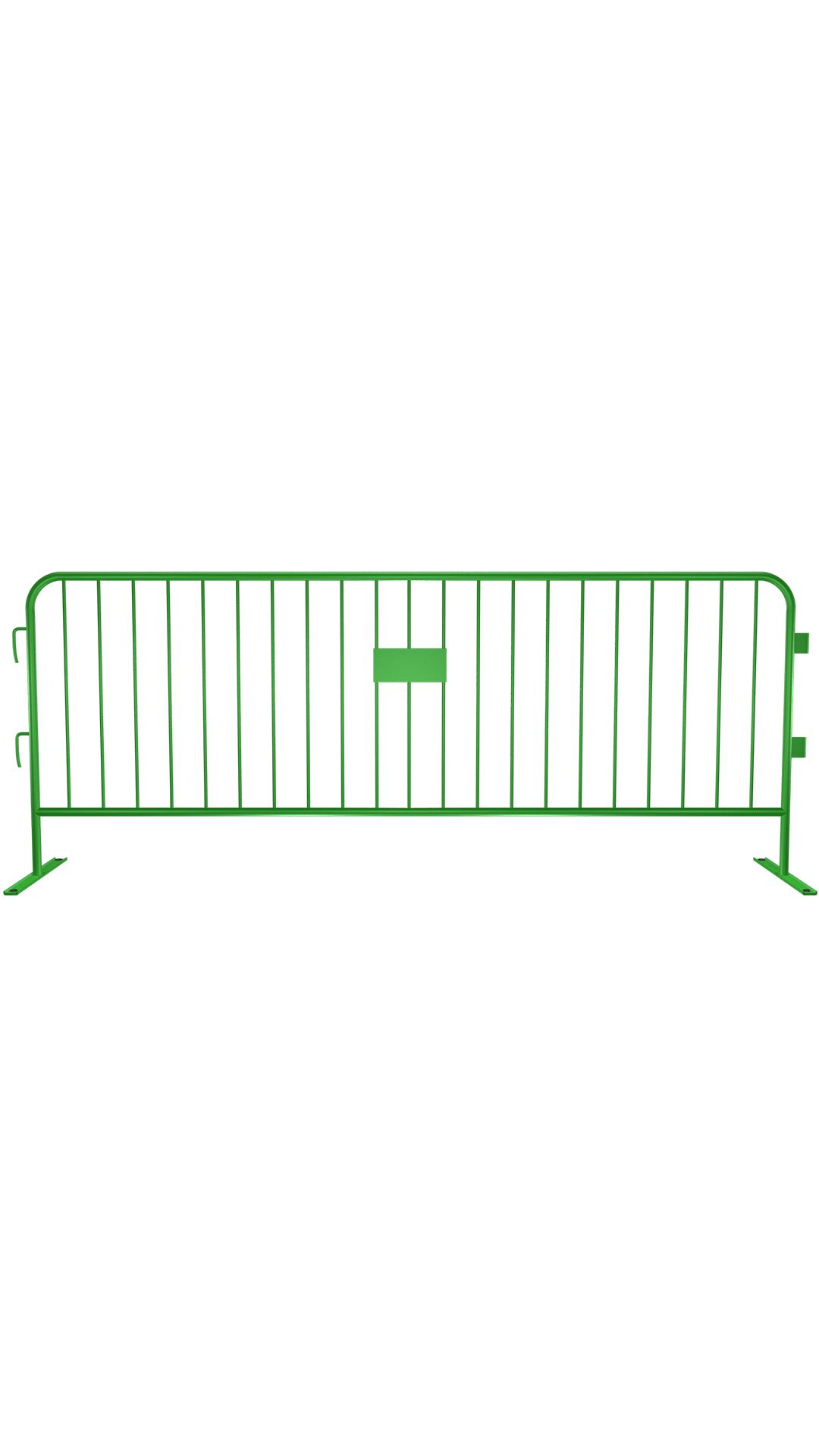 Green Colored Steel Barricade