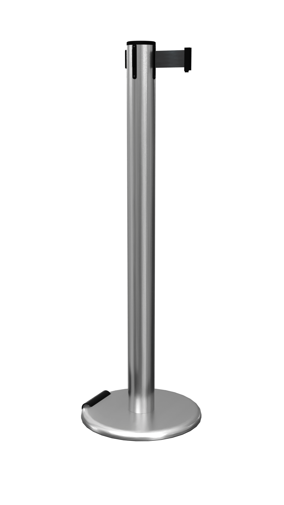 Satin Stainless RollerPro 300 showing an innovatively designed stanchion