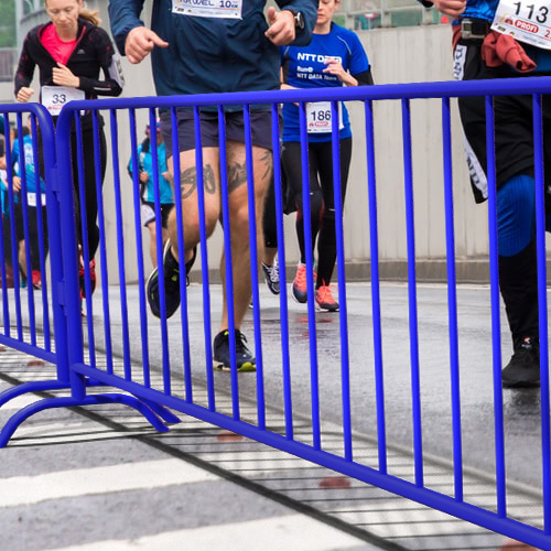 Barriers – Crowd management through physical safety barriers and barricades