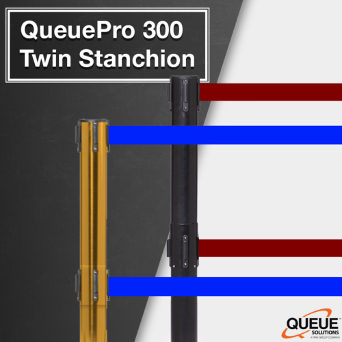 QueuePro Twin 300: Elevating Queue Management with Twin Belts and Easy Belt Replacement