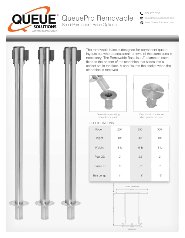 QP Remo Spec Sheet