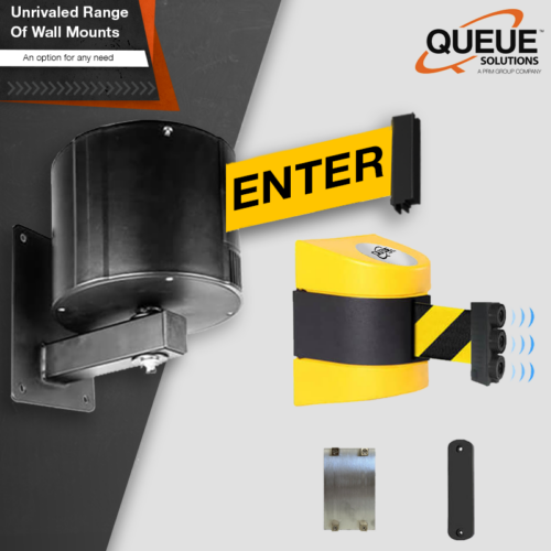 Queue Solutions: Unrivaled Wall Mount Range for Restricting Access