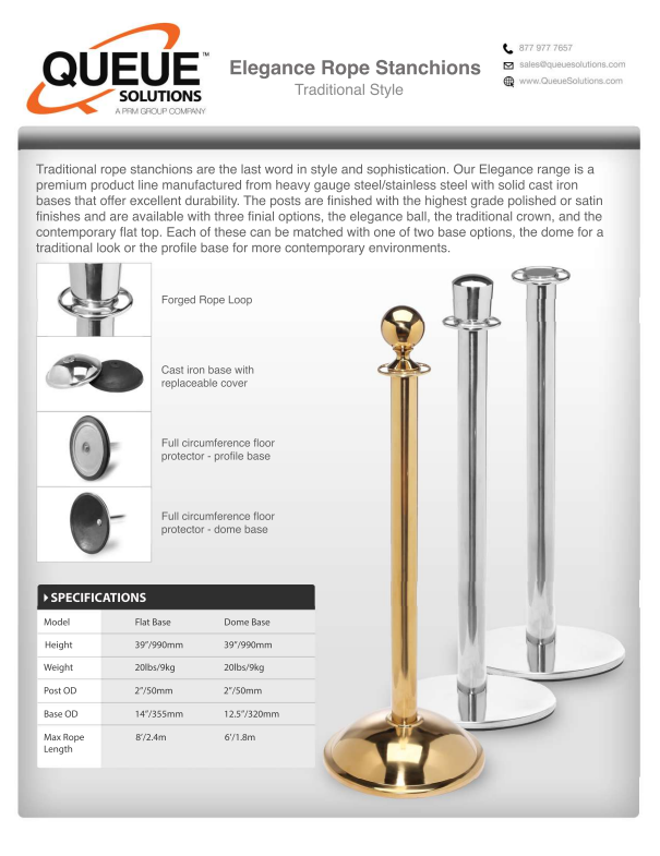 Elegance Spec Sheet