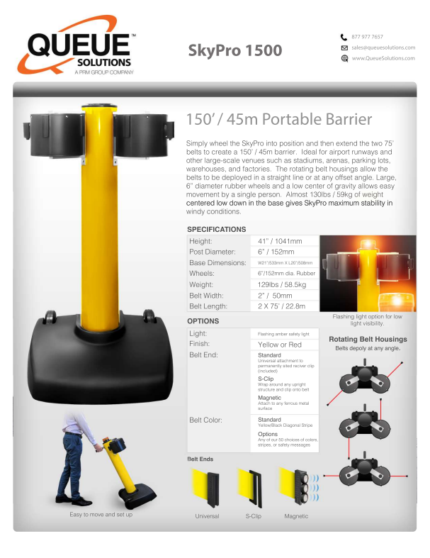 Sky Pro Spec Sheet