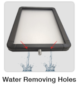 Water Removing Holes