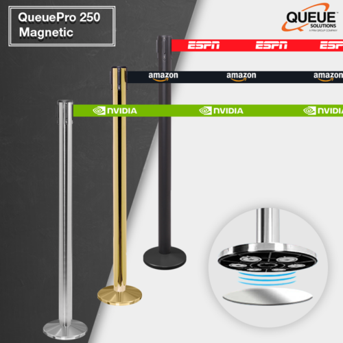 QueuePro 250 Magnetic: Revolutionizing Crowd Control with an Innovative Base