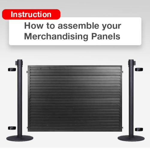 A Step By Step Guide: Assembling your Merchandising Panels