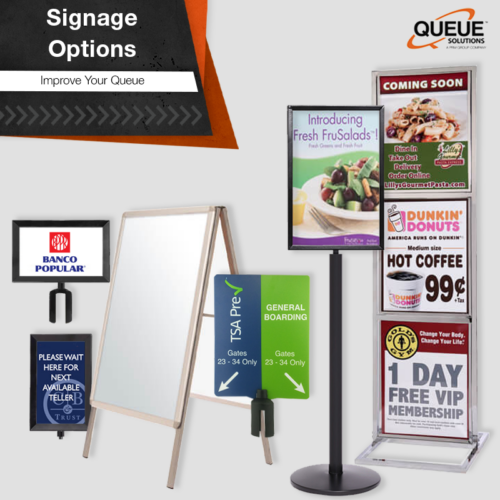Bringing You the Largest Range of Queue Signage on the Market