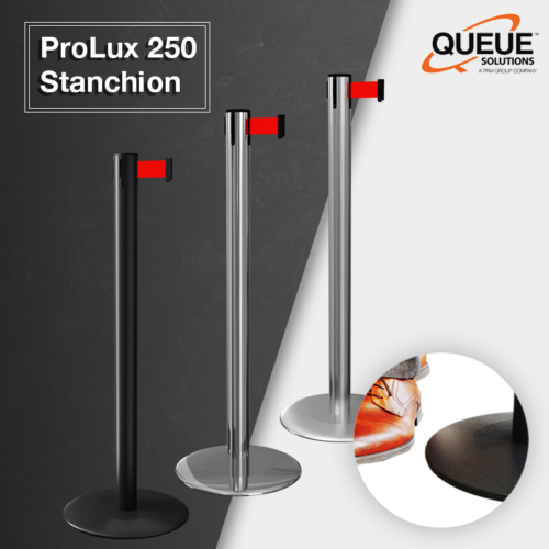 Elevate Crowd Control with ProLux 250: The Ultra Low-Profile Stanchion