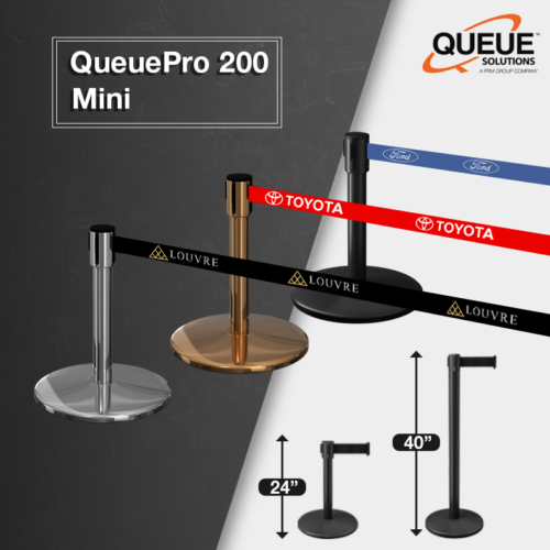 Innovating Your Display with Belt Barriers: The QueuePro Mini 200