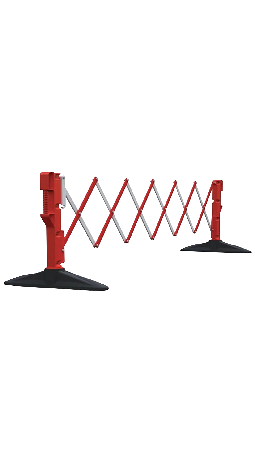 Red Colored Plastic Barricade Gate