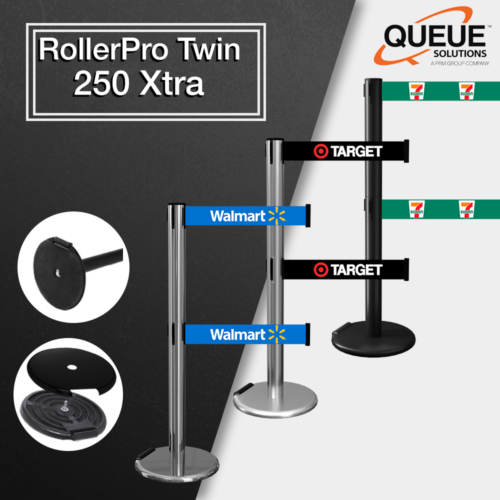 Superior Branding Visibility: RollerPro Twin 250 Xtra
