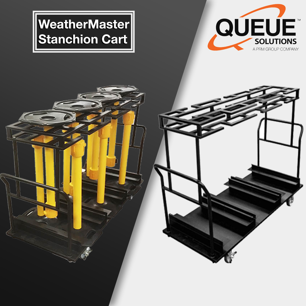 WeatherMaster stanchion cart banner