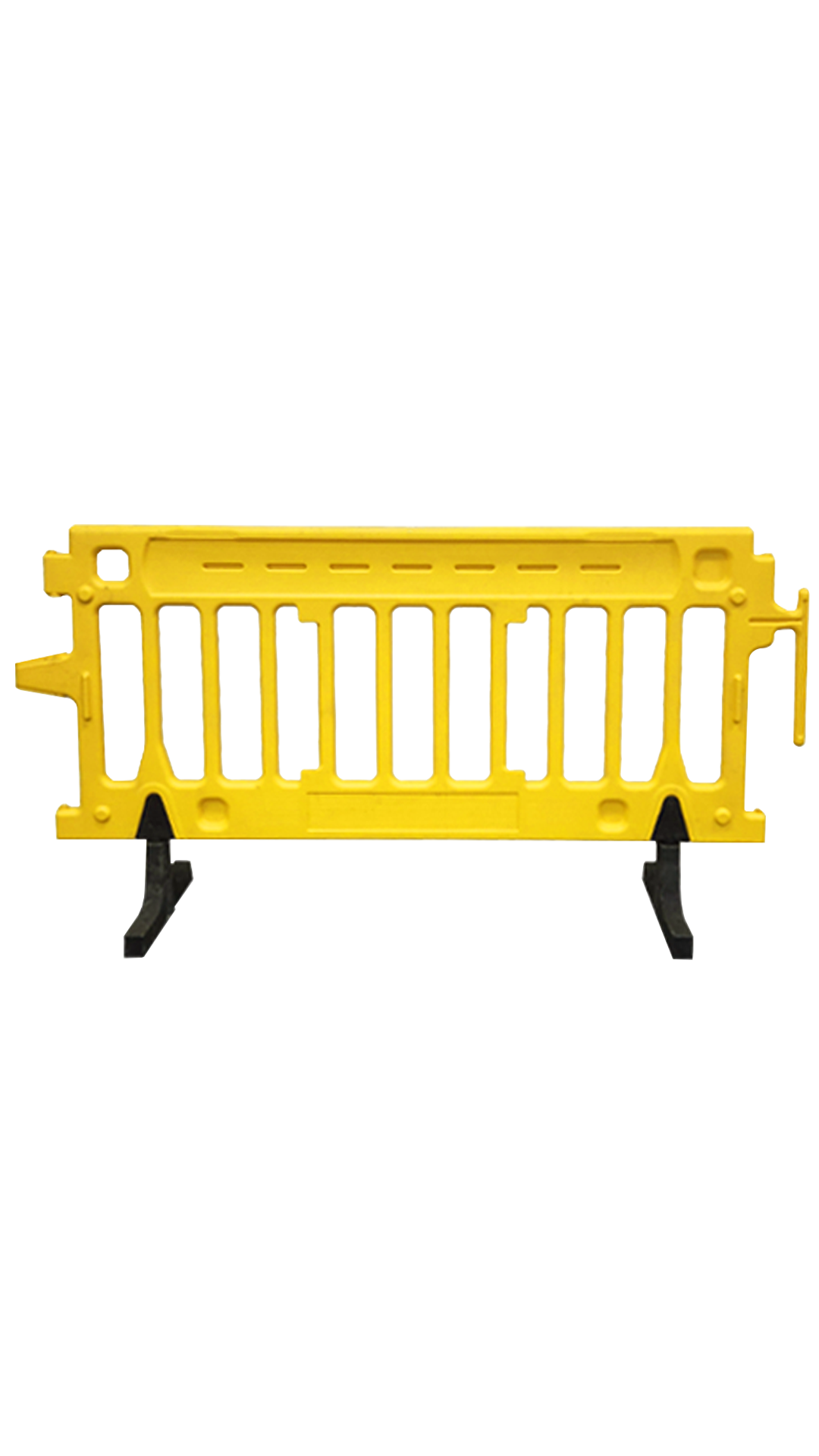 Yellow Colored Plastic Barricade