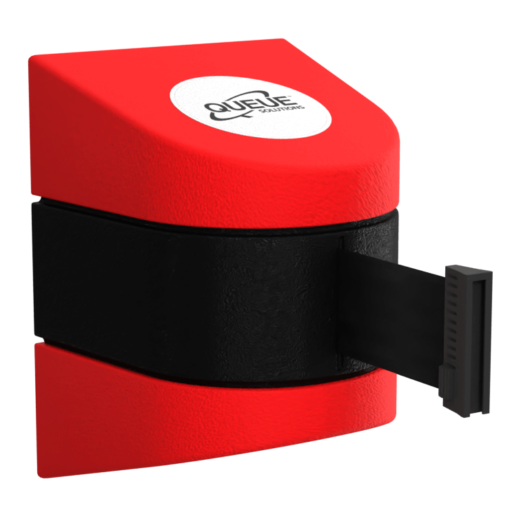 The Red WallPro 450 showing a wall mounted crowd control unit
