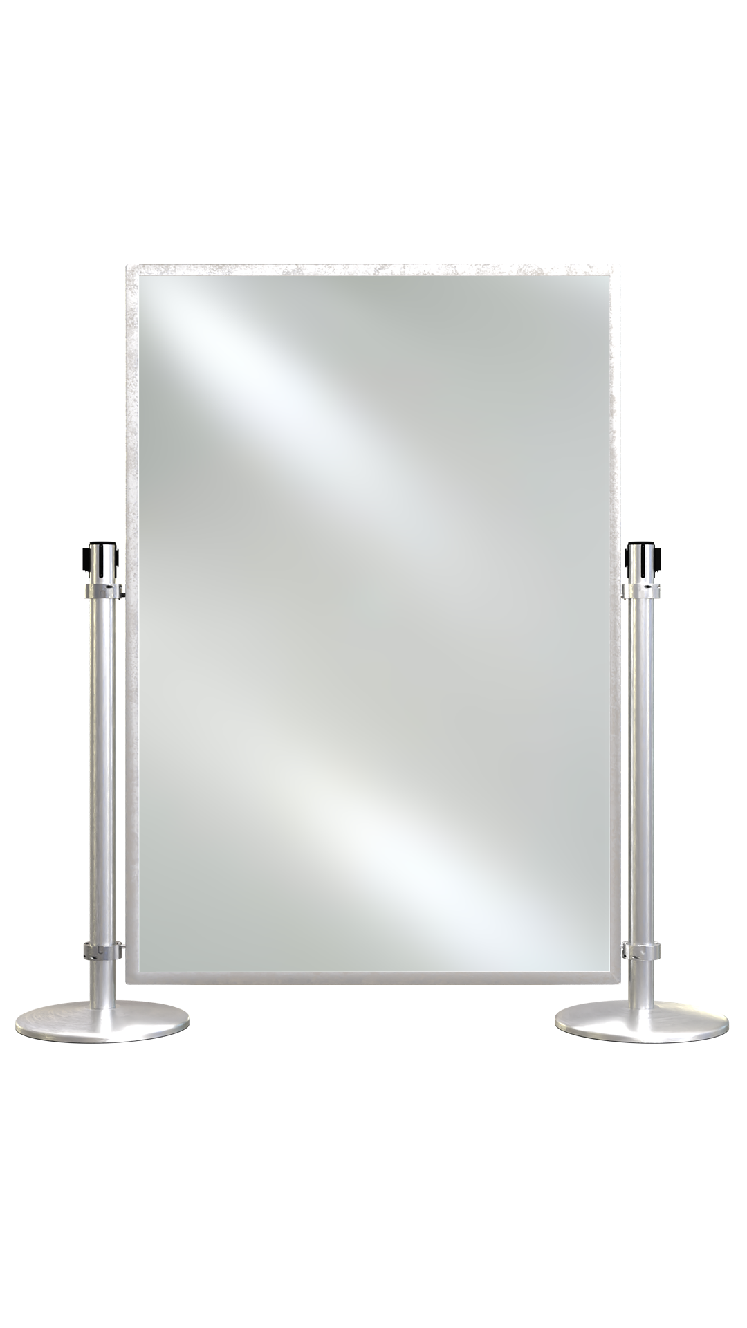 48x66 Extra Height Security Panel Satin Aluminum