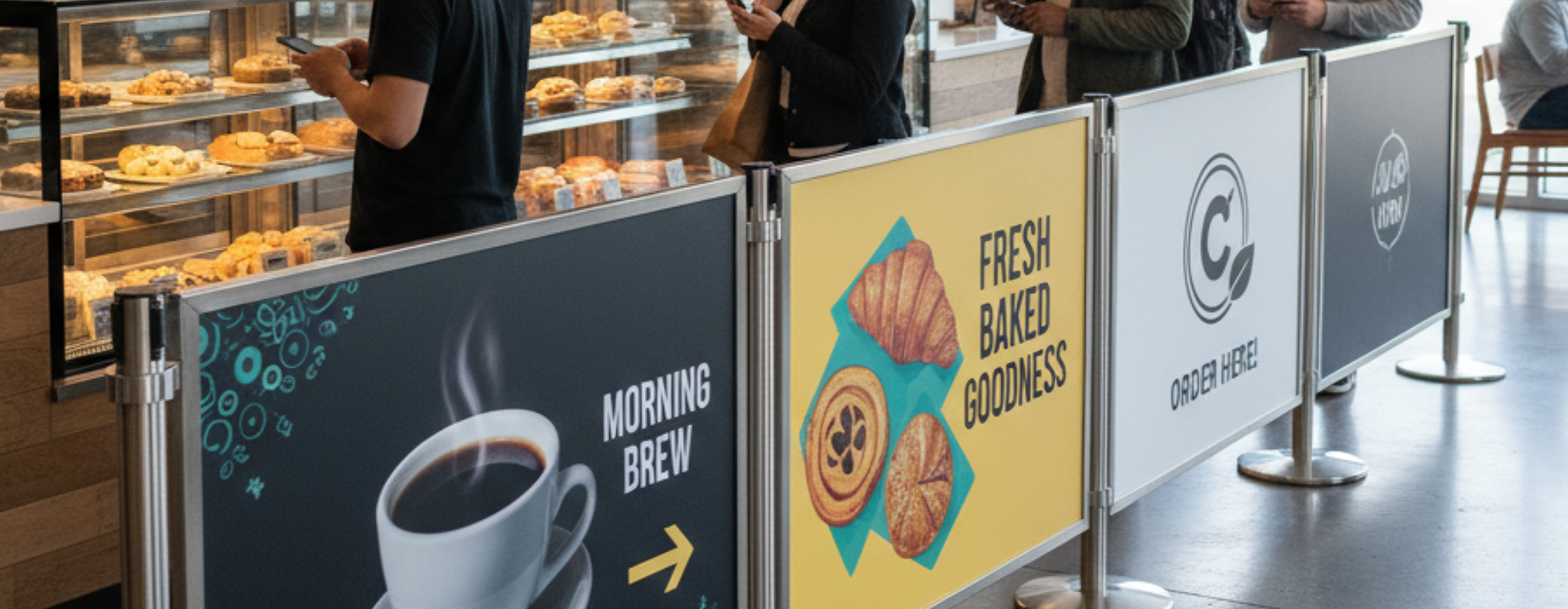 Cafe Panels In Use