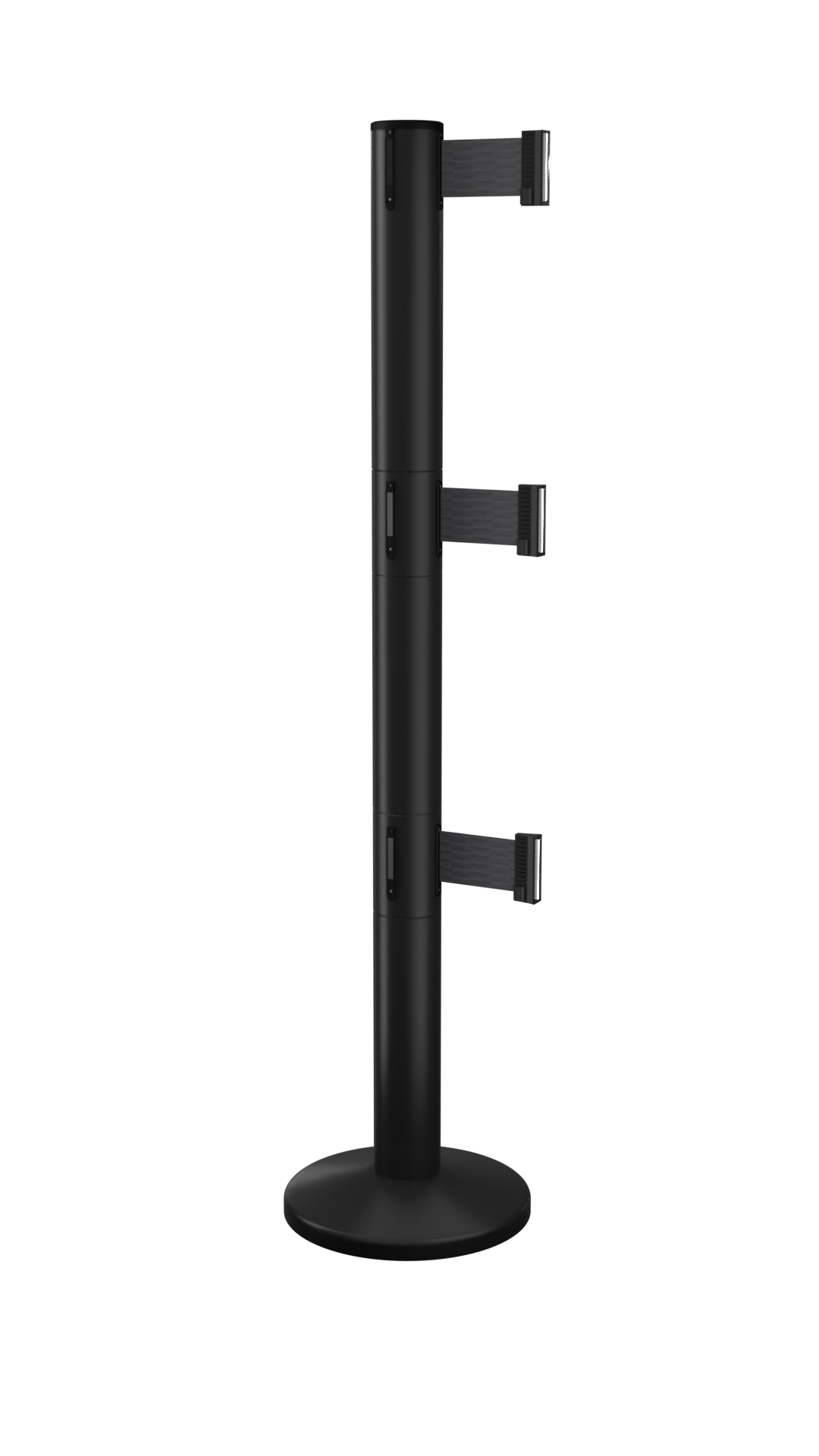 QueuePro Magnetic Retractable Belt Barrier Triple