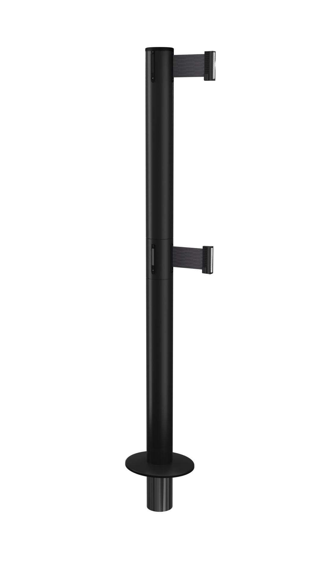 QueuePro Removable Retractable Belt Barrier Breakaway Twin