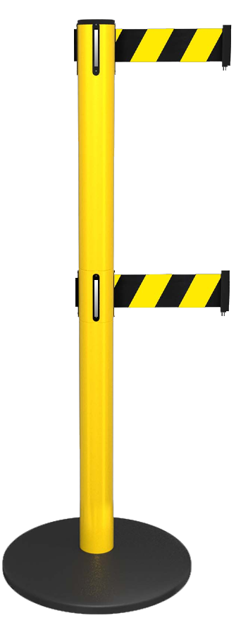 Safety Retractable Breakaway Belt Barrier 250 Twin