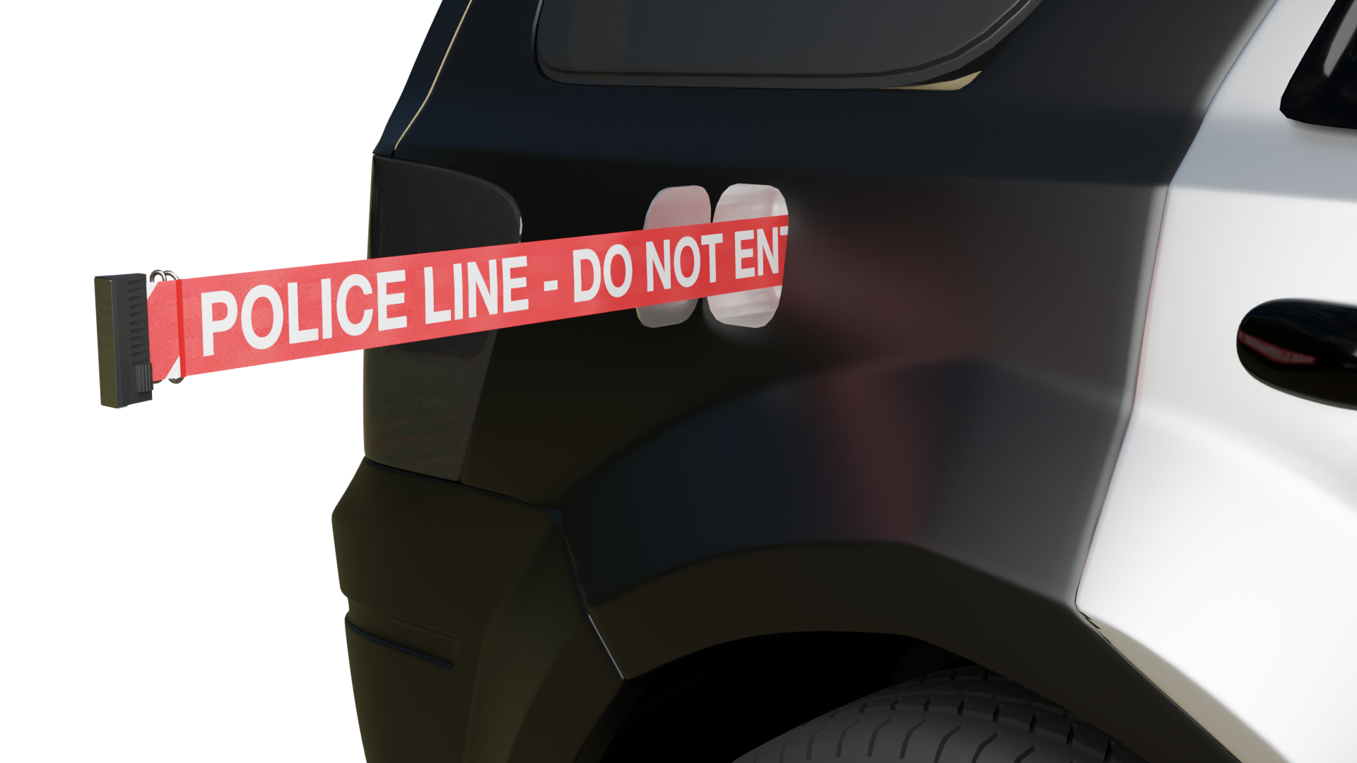 Recessed unit in car